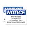 Signmission Roof Access Authorized Personnel Only OSHA Notice Sign, Plastic, 10in W x 7in L, 2PK OS-2PACK-NS-P-710-L-16498 - alternate 1